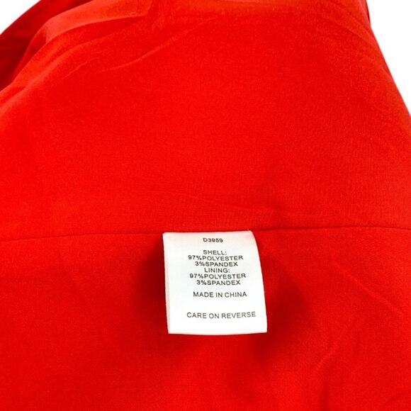Alexia Admor Red Iryna Long Sleeve Dress Size 10 NWT - Picture 7 of 9